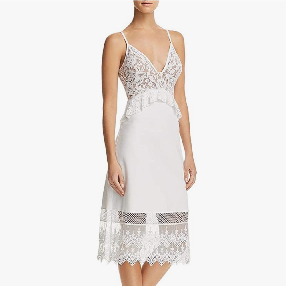 French Connection Midi White Dress